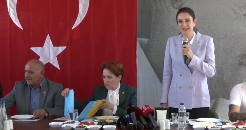 İYİ Parti Genel Başkanı Meral Akşener, Atatürk Orman Çiftliği’nde bir