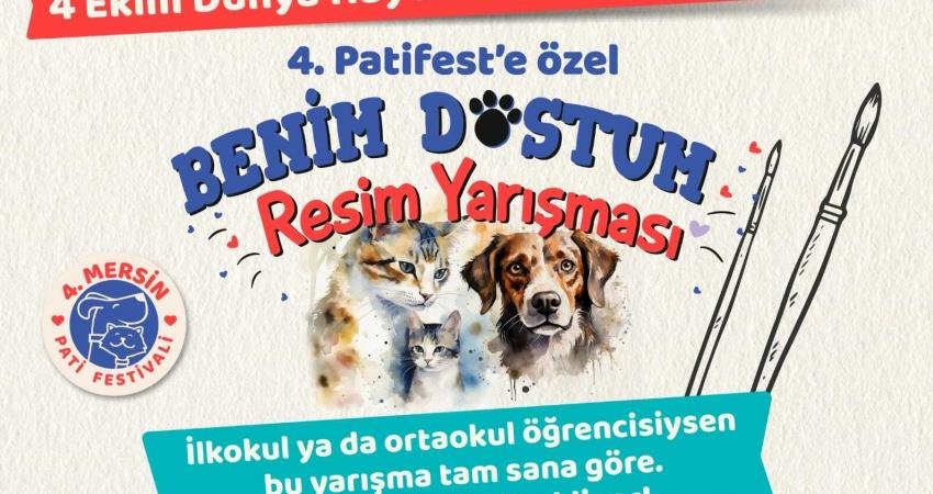 Mersin Büyükşehir Belediyesi, bu yıl 4. kez düzenleyeceği Patifest’e özel ‘Benim