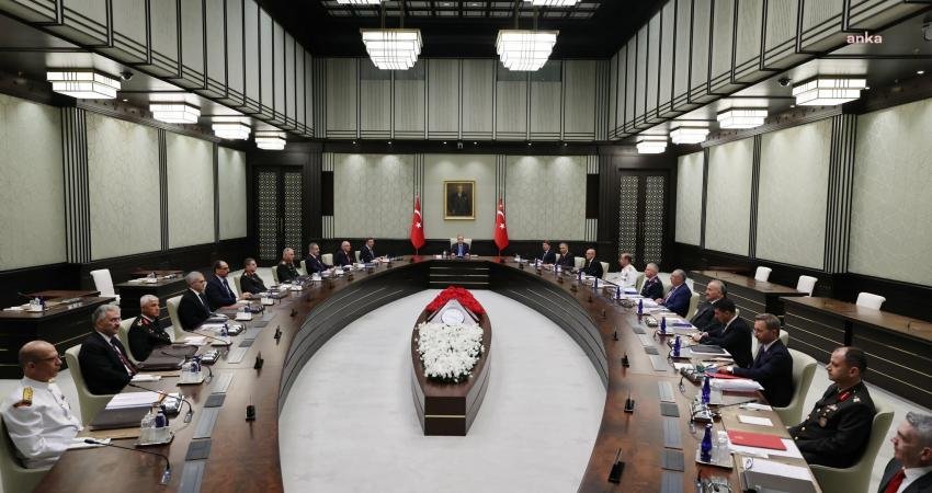 Milli Güvenlik Kurulu (MGK), Cumhurbaşkanı Recep Tayyip Erdoğan başkanlığında toplandı.