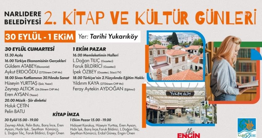 Narlıdere Belediyesi’nin 30 Eylül – 1 Ekim tarihlerinde Tarihi Yukarıköy’de