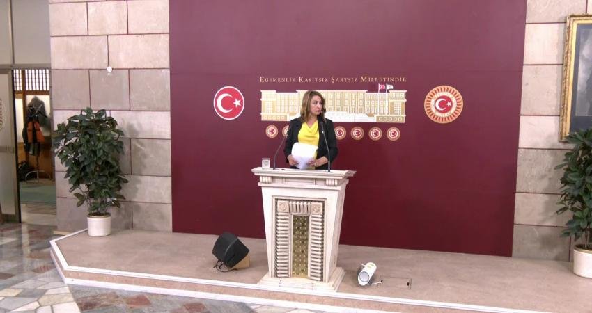 CHP Hatay Milletvekili Nermin Yıldırım Kaya, TBMM'de; "Bakanların Hatay'a gelip