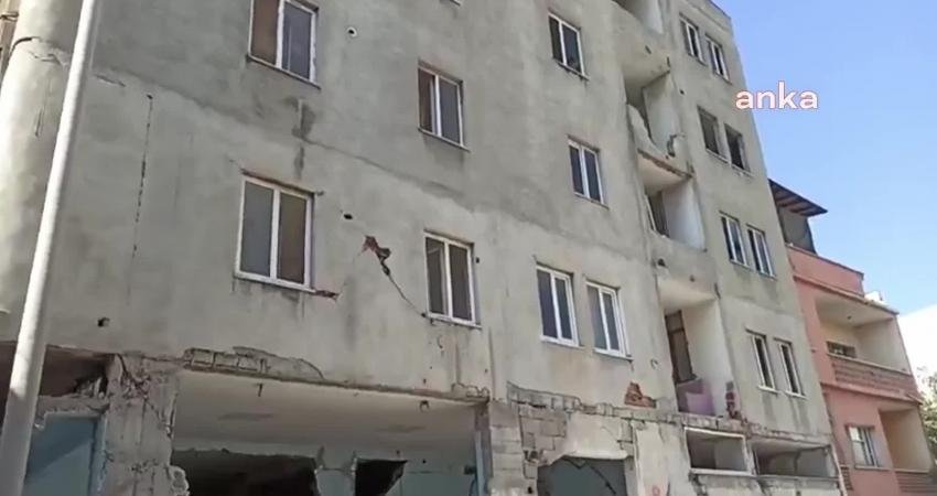 6 Şubat Kahramanmaraş depremlerinden etkilenen Osmaniye’de Tülücüler sokakta bulunan esnaf