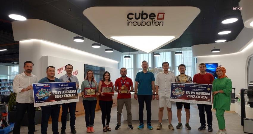 Teknopark İstanbul’un kuluçka merkezi Cube Incubation’un 6 girişimcisi TEKNOFEST Ankara’da