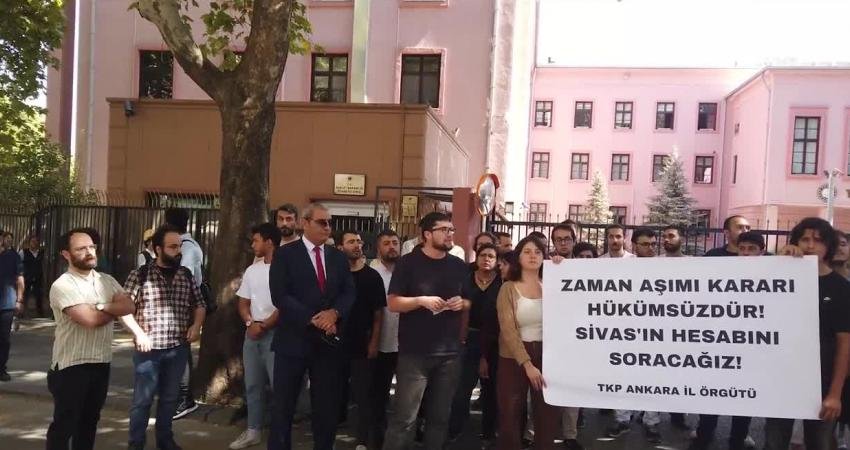 Türkiye Komünist Partisi (TKP), Sivas Katliamı davasının zaman aşımından düşürülmesi