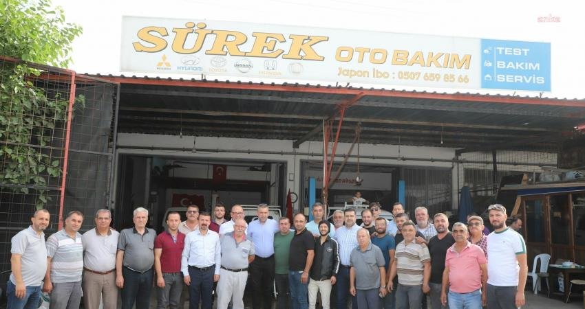 Turgutlu Belediye Başkanı Çetin Akın, Fatih Sanayi Sitesi’nde düzenlenen kahvaltı