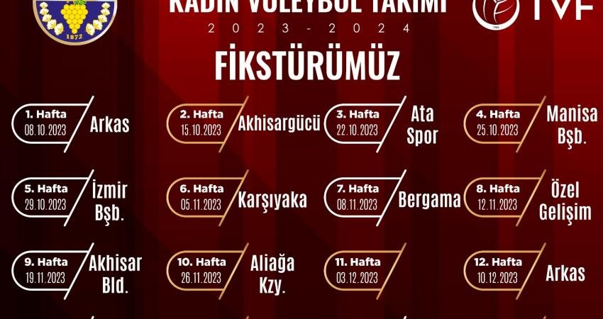 Turgutlu Belediyesi Kadın Voleybol Takımı’nın fikstürü belli oldu. Kadın voleybol