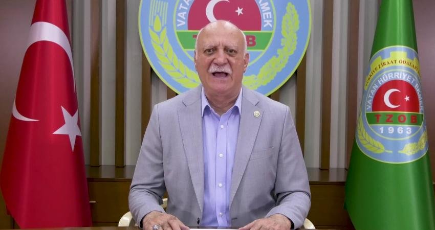 Türkiye Ziraat Odaları Birliği (TZOB) Genel Başkanı Şemsi Bayraktar, “Yapılan