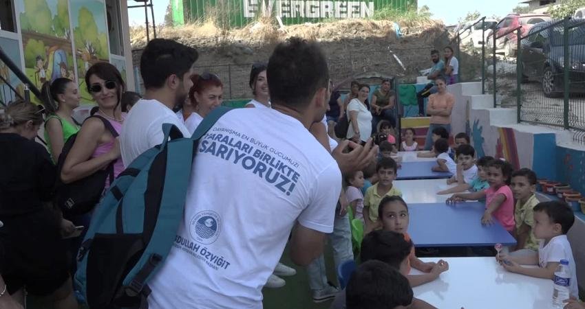 Mersin Yenişehir Belediyesi, Hatay’ın Harbiye ilçesindeki Yükselen Işıklar Anaokulunda eğitim