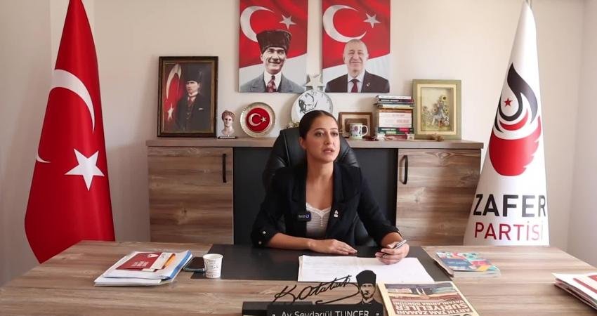 Zafer Partisi Genel Başkan Yardımcısı avukat Sevdagül Tunçer, Yargıtay’ın TİP