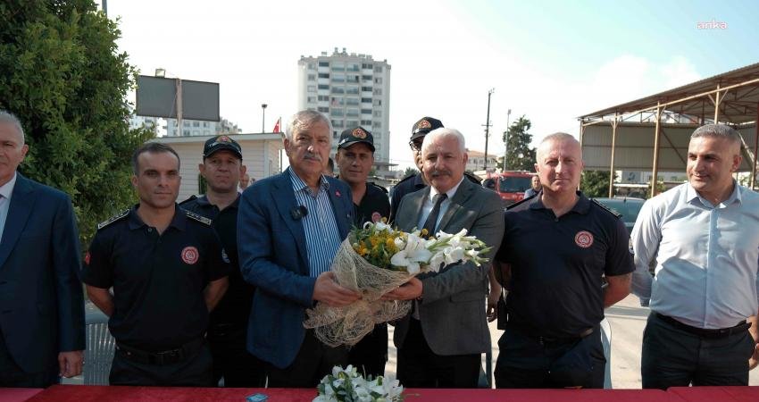 Adana Büyükşehir Belediye Başkanı Zeydan Karalar, İtfaiye Haftası dolayısıyla Fatih