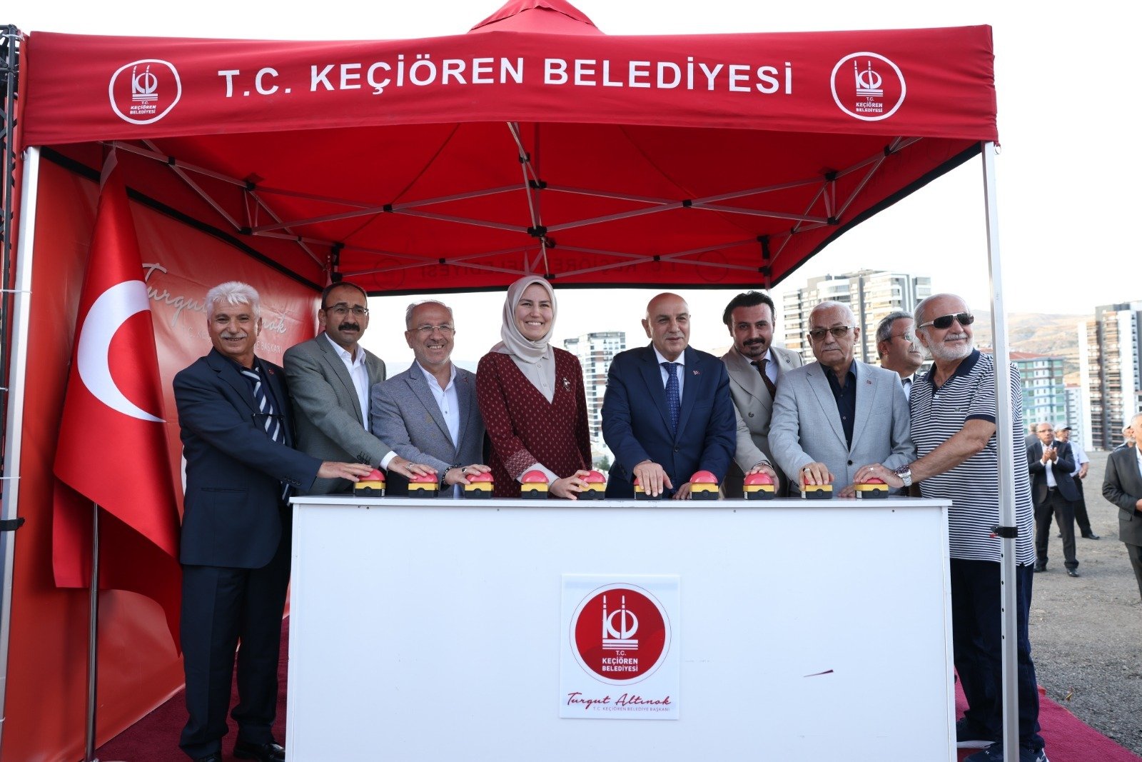 Keçiören Belediyesi tarafından ilçedeki Yükseltepe Mahallesi`nde inşa edilen mahalle konağı