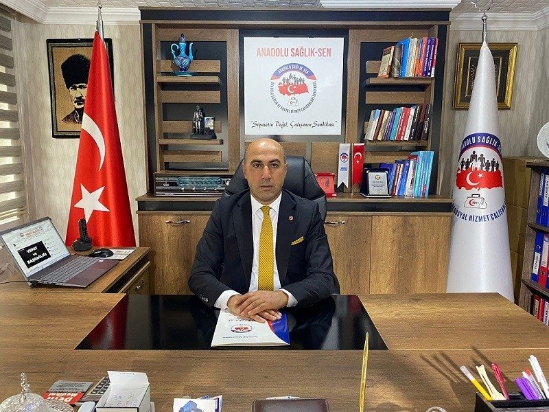 Anadolu Sağlık Sen Genel Başkanı Necip Taşkın, Cumhuriyetin kuruluşunun 100’nci