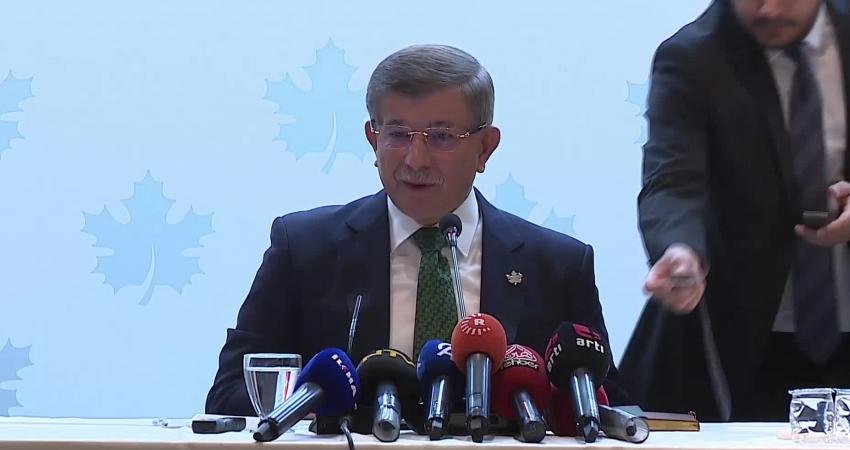 Gelecek Partisi Genel Başkanı Ahmet Davutoğlu, Cumhurbaşkanı ve AK Parti