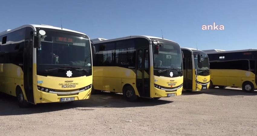 Aksaray'da toplu taşıma ücretlerine iki ay içerisinde ikinci zam da