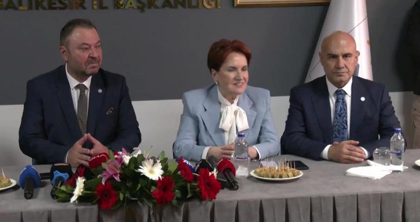 İYİ Parti Genel Başkanı Meral Akşener, Cumhurbaşkanı Recep Tayyip Erdoğan’ın