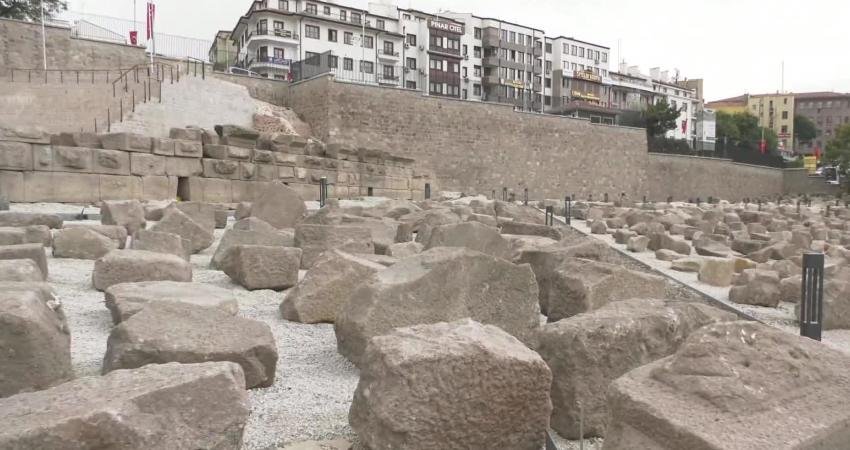 Ankara Büyükşehir Belediyesi akademik çalışmalar kapsamında Ankara Kalesi ve Antik
