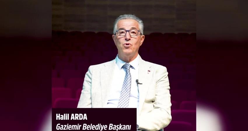 Gaziemir Belediye Başkanı Halil Arda, sosyal medya hesaplarından yayınladığı video
