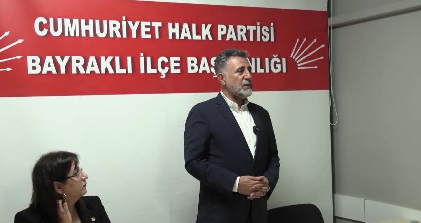 Bayraklı Belediye Başkanı Serdal Sandal, MHP İzmir Milletvekili Tamer Osmanağaoğlu’nun