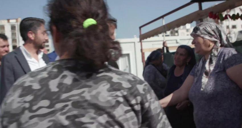 İzmir Büyükşehir Belediye Başkanı Tunç Soyer, Adıyaman'da İzmir Büyükşehir Belediyesi