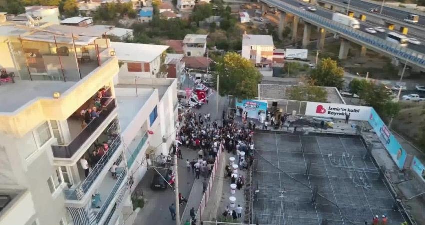 Bayraklı Belediyesi, belediye bünyesindeki 5. anaokulunun temelini, Onur Mahallesi’nde attı.