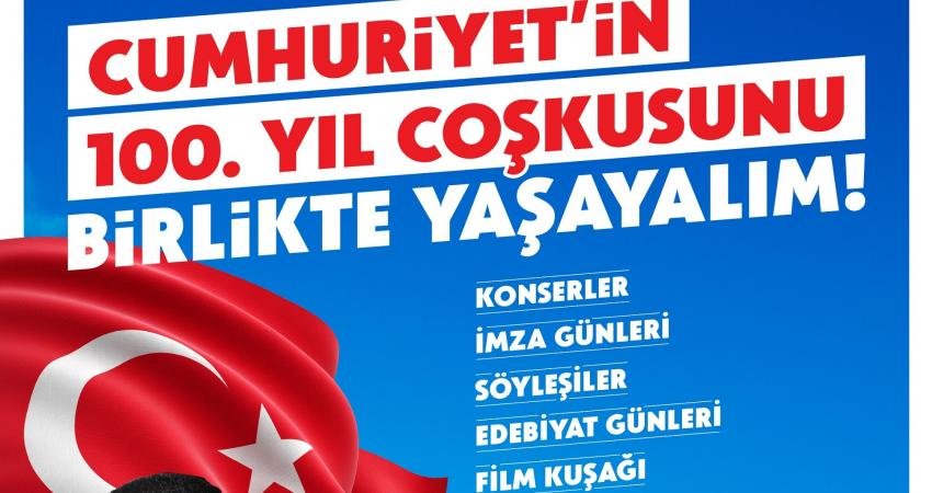 Beylikdüzü Belediyesi’nin Cumhuriyet’in 100. yılı kapsamında “Cumhuriyet’in 100’ü Beylikdüzü” sloganıyla