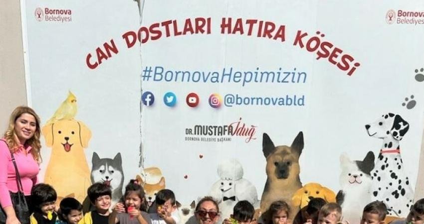 Bornova Belediyesi, 4 Ekim Hayvanları Koruma Günü'nde minik öğrencileri can