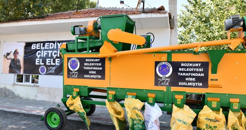 Bozkurt Belediyesi, çiftçilere yönelik üretimi destekleme projelerine devam ediyor. Tohum