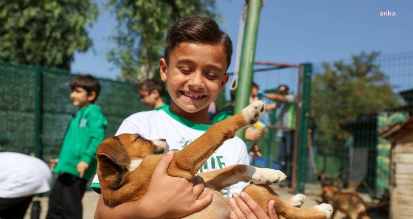 Buca Belediyesi, ilçede yaşayan miniklere hayvan sevgisi aşılıyor. Sokak Hayvanları