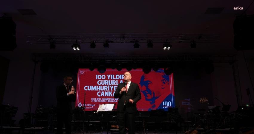 Çankaya Belediyesi 29 Ekim Cumhuriyet Bayramı'nın 100. Yılına özel olarak 