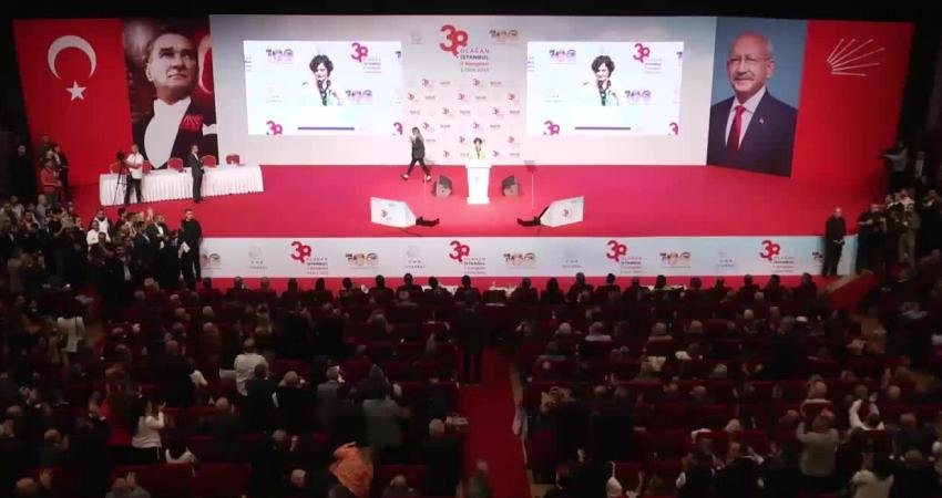 CHP 38. Olağan İstanbul İl Kongresi, Haliç Kongre Merkezi’nde başladı.