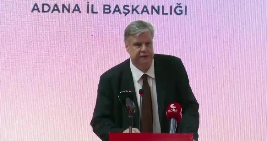 CHP Genel Başkan aday adayı Örsan K. Öymen, CHP Adana