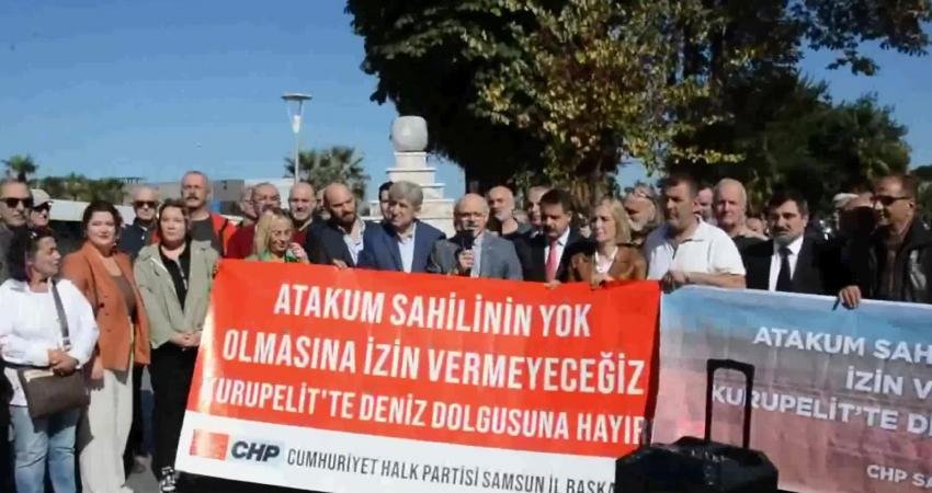 CHP Samsun İl Başkanlığı üyeleri, Samsun Büyükşehir Belediye Meclisi’nin; Kurupelit Marinanın