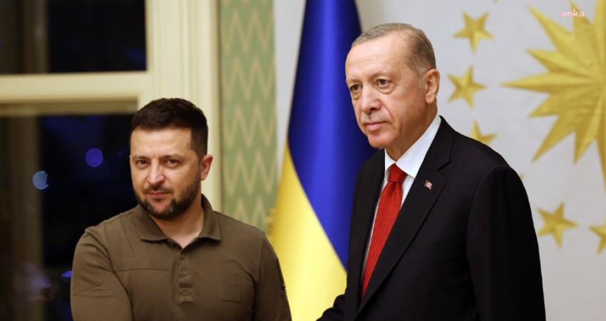 Cumhurbaşkanı Recep Tayyip Erdoğan, Ukrayna Devlet Başkanı Volodimir Zelenski ile