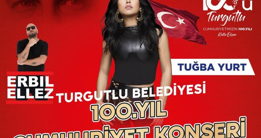 Turgutlu Belediyesi'nin Cumhuriyet’in 100’üncü yıl dönümü dolayısıyla düzenlediği etkinliklerin son