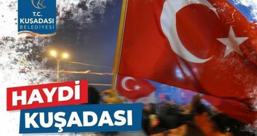 Kuşadası, Türkiye Cumhuriyeti’nin 100’üncü kuruluş yıl dönümünü büyük bir coşkuyla