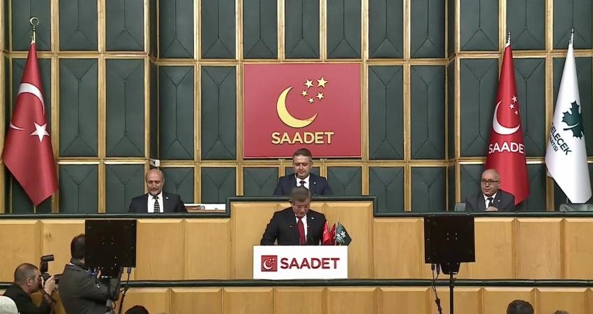 Gelecek Partisi Genel Başkanı Ahmet Davutoğlu, "Sayın Erdoğan'dan randevu talebim