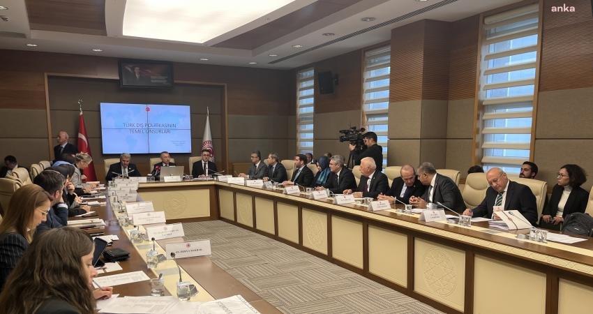 Dışişleri Bakan Yardımcısı Ahmet Yıldız, TBMM Dışişleri Komisyonu'nda, "Hamas ile