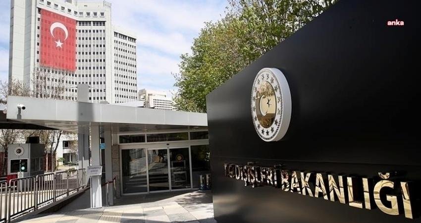 Dışişleri Bakanlığı İsrail ve Filistin arasındaki gerilime ilişkin, "Bölgede sükunetin