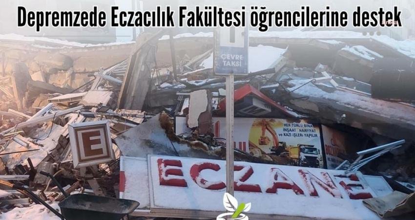 Eczacılar Vakfı Başkanı İhsan Turnalar, Kahramanmaraş depremlerinden etkilenen eczacılık fakültesi