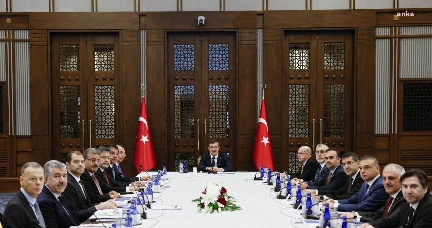 Cumhurbaşkanı Yardımcısı Cevdet Yılmaz başkanlığında toplanan Ekonomi Koordinasyon Kurulu toplantısı