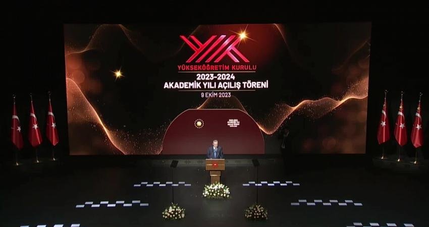 Cumhurbaşkanı Recep Tayyip Erdoğan, 2023-2024 Yükseöğretim Akademik Yılı Açılış Töreni'nde;