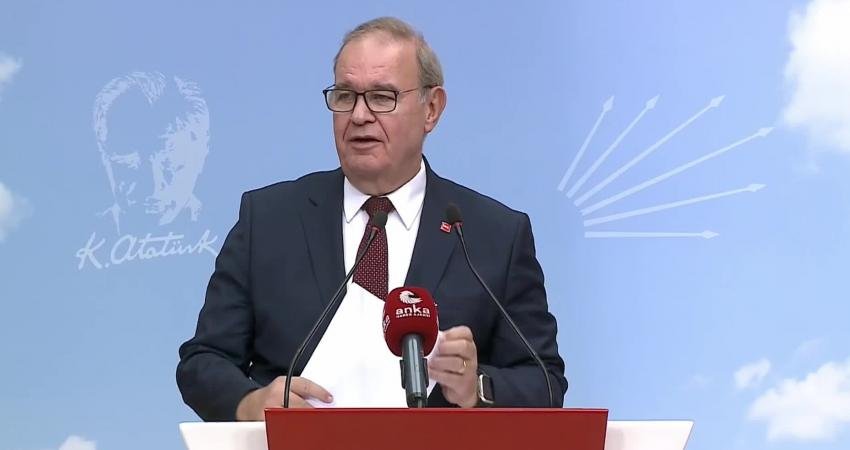 CHP Sözcüsü Faik Öztrak, “Cumhuriyetimizin 100’üncü yılını idrak etmemize bir