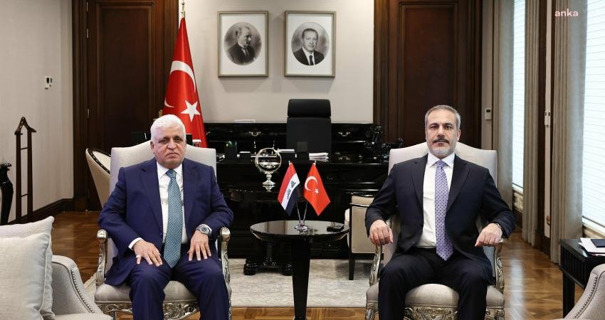 Dışişleri Bakanı Hakan Fidan bugün Haşdi Şabi Komisyonu Başkanı Falih