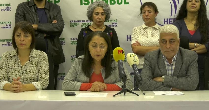 HDP İstanbul İl Eş Başkanı İlknur Birol, HEDEP’in 12 Kasım’da