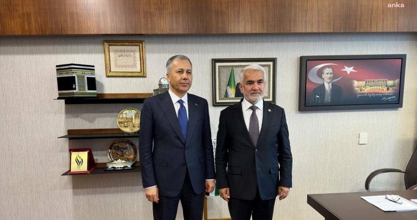 İçişleri Bakanı Ali Yerlikaya, HÜDA PAR Genel Başkanı Zekeriya Yapıcıoğlu’nu