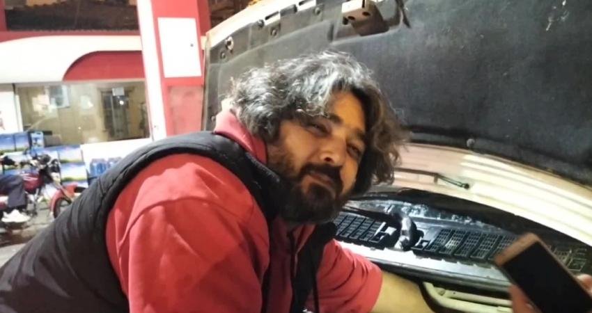 Iğdır’da motorine gelen zam öncesi dün akşam saatlerinde akaryakıt istasyonlarında