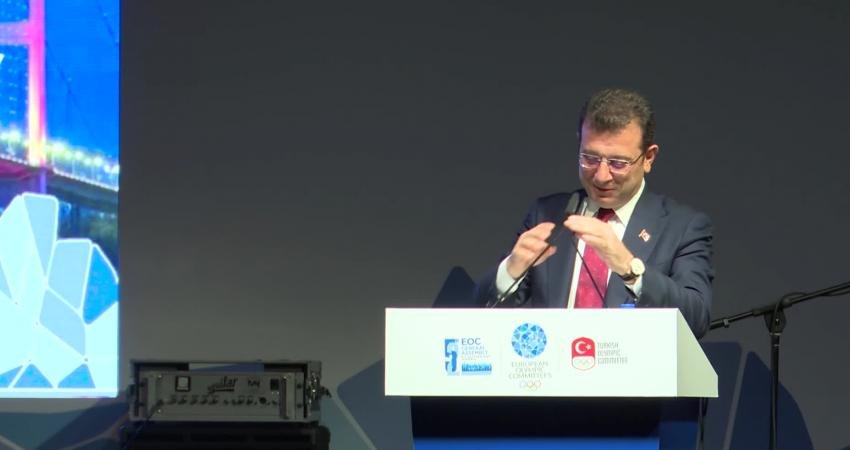 İstanbul Büyükşehir Belediye Başkanı (İBB) Ekrem İmamoğlu, Uluslararası Olimpiyat Komitesi’nin