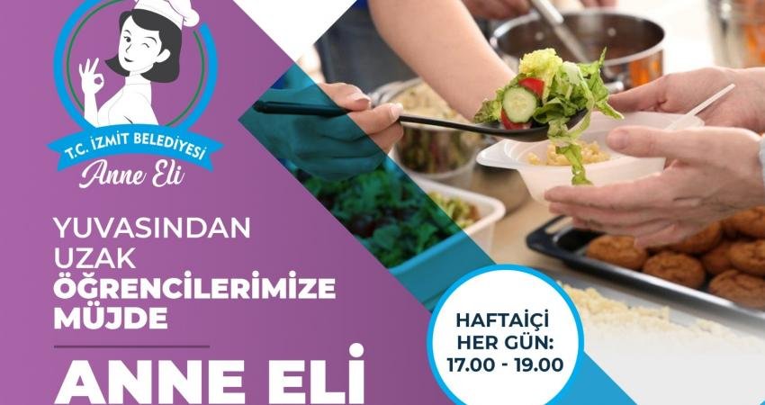 İzmit Belediyesi'nin ailelerinden uzakta olan üniversite öğrencilerine destek olmak amacıyla