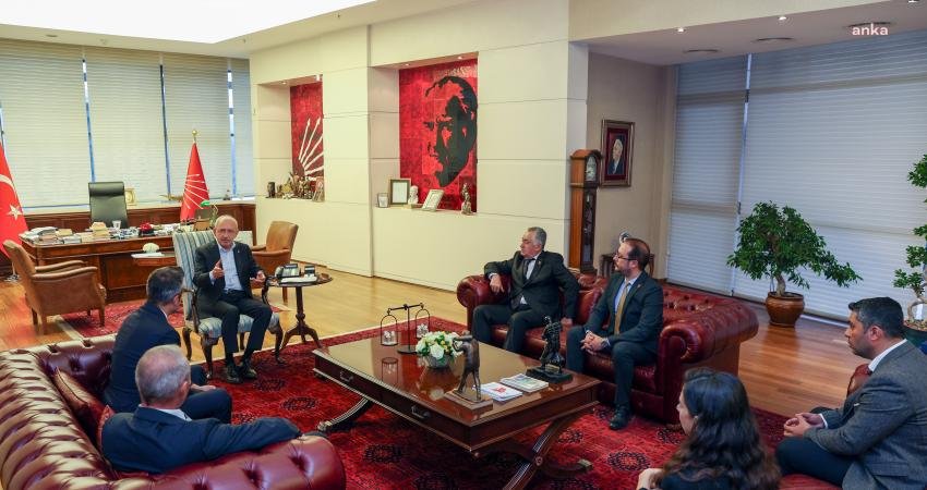 CHP Genel Başkanı Kemal Kılıçdaroğlu, CHP Afyonkarahisar İl Başkanı Faruk