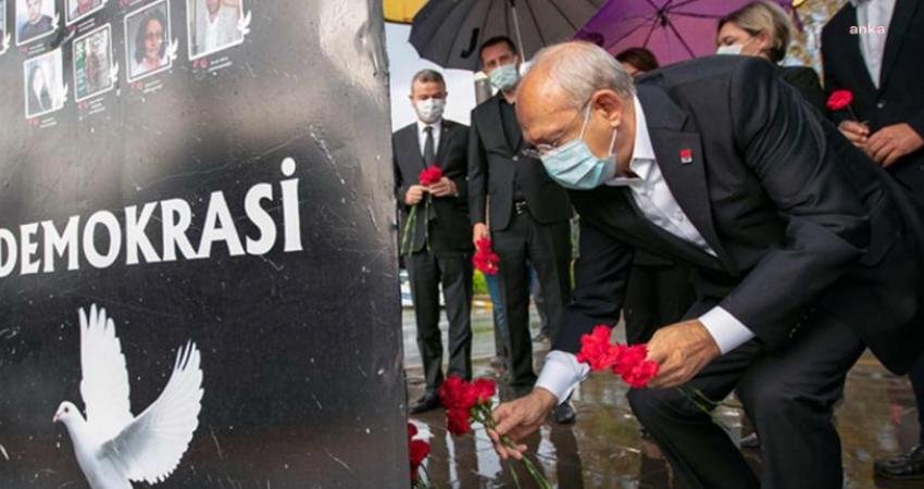CHP Genel Başkanı Kemal Kılıçdaroğlu, 103 yurttaşın yaşamını yitirdiği Ankara